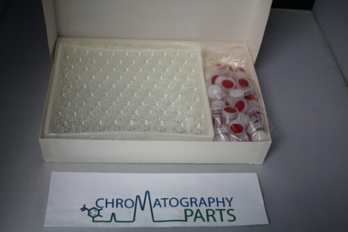 Agilent Vial Kit, Snap Caps w/Septa 20x38mm clear 100 pk (PN: 8010-0416)